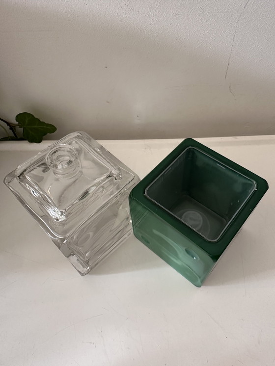 Image 1 of Vintage perfume bottle dice motif