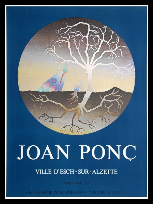 Ponc, Joan - Ville D`Esch-sur-Alzette - Ausstellungsplakat - 1978