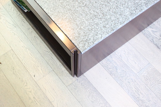 Image 1 of Angelo Mangiarotti 4D Coffee Table for Molteni, Italy 1960s