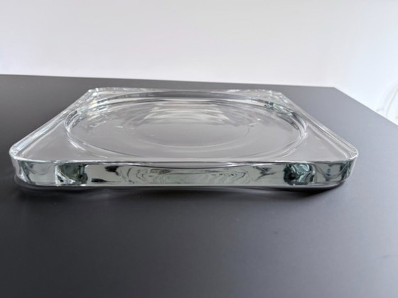 Coupe en Verre Lourd Vintage 28 Cm – Design Géométrique – Objets déco, Glass (photo 17 of 17)
