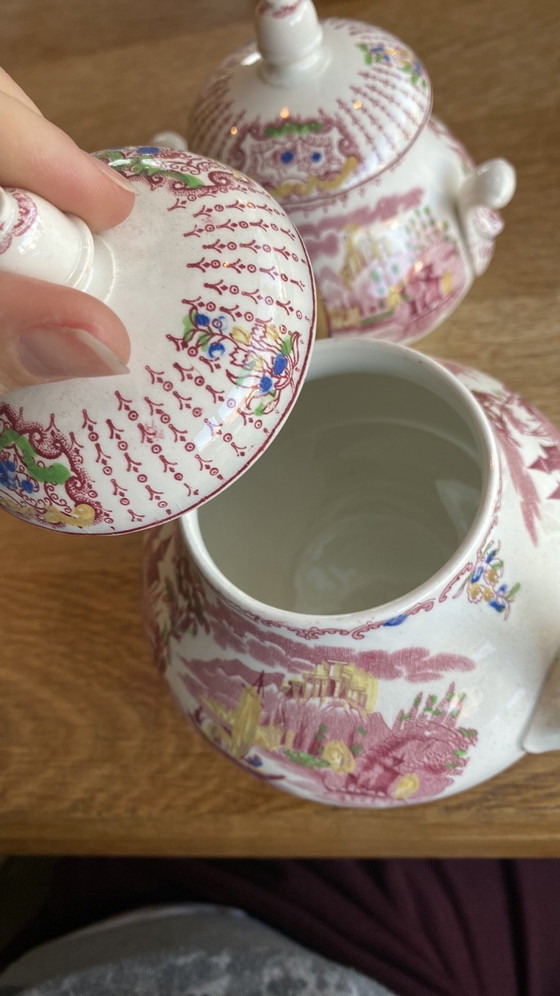 Image 1 of Antiek Petrus Regout en co ‘Fancy’ servies 