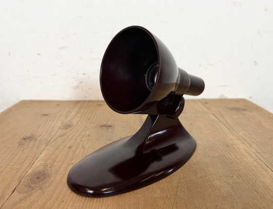 Image 1 of Applique vintage in bachelite marrone di metà secolo, anni '50