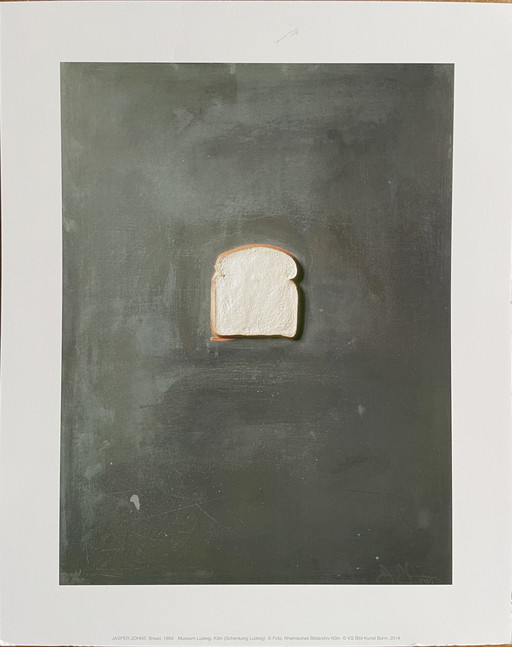 Jasper Johns, Brood, 1969, Museum Ludwig Keulen, Copyright Rheinisches Köln en Vg Bild-Kunst Bonn, 2014