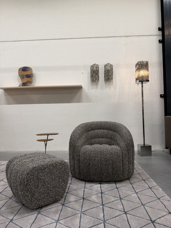 Pode Balini con puf tejido Nuvola de ploeg, Sillones, Otro, Multicolor (foto 2 de 9)
