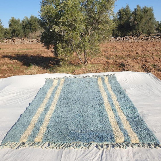 Image 1 of Tapis marocain en laine natural 250cmx150cm