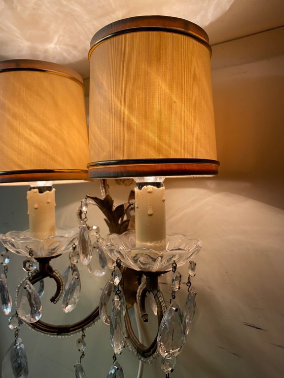 Image 1 of Lampada da parete in cristallo