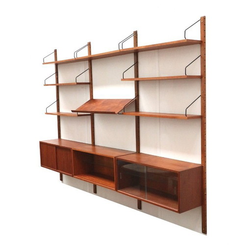 Sistema real de Poul Cadovius – wandkast, Wood, Glass (photo 2 of 16)