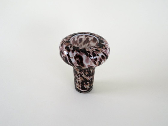 Image 1 of Glass leopard print vase, Italian design, 1970s, made in Italy