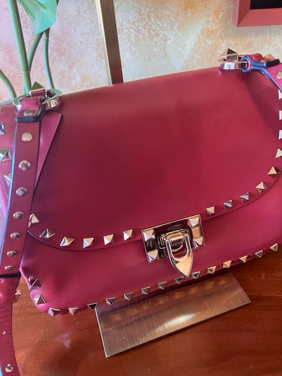 Rockstud Flap Bag – Valentino Garavani, Schoudertassen, Leer, Metaal (photo 11 of 13)