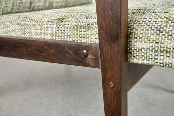Vintage Armchair, 1960s, Czechoslovakia, Wood, Brown (photo 13 of 14)