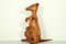 Leather Kangaroo Magazine Stand attributed to Dimitri Omersa, England, 1960s – Magazine rack, Metal (photo 5 of 13)