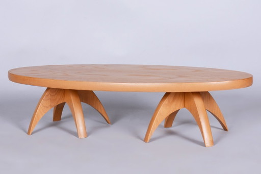 Originaler Couchtisch aus der Mitte des 20. Jahrhunderts, Eiche, tschechisch, 1950er Jahre – salontafels, Wood