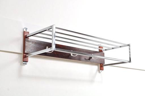 Perchero cromado vintage, años 60