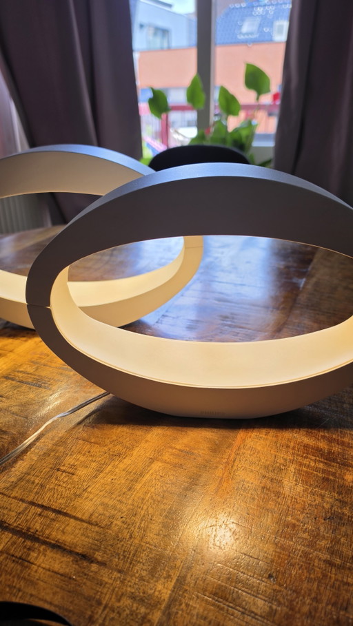 Set di lampade da tavolo a LED Philips myLiving Nister Design – Bianche