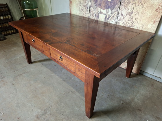 Image 1 of Classic teak coffee table light signs of use dim.120x79cm and 51cm high.