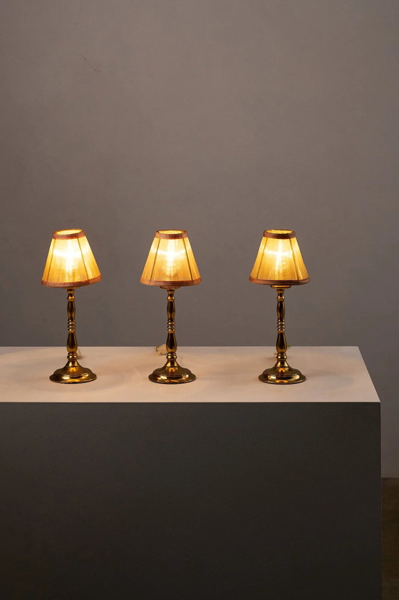 Hollywood Regency Brass Table Lamp, Europe, 1970s (photo 3 of 9)