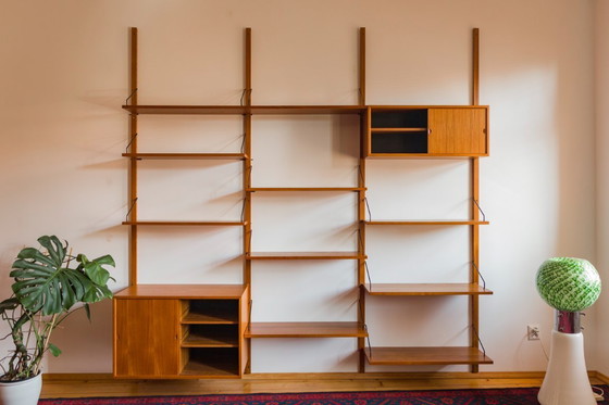 Image 1 of Modulares Wandregalsystem von Poul Cadovius für Cado, 1960er Jahre