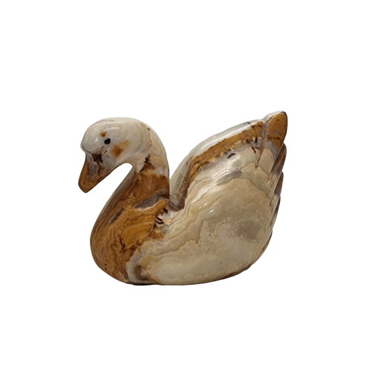 Image 1 of Cigno in marmo vintage beige