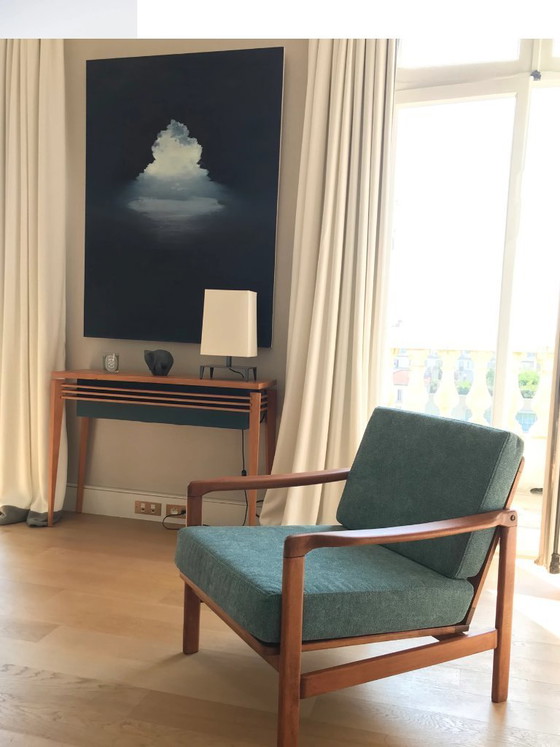 Image 1 of BZ fauteuil in lichtgroen bouclé
