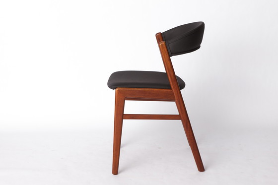 Image 1 of Vintage DUX 'Ribbon Back' Dining Chair | 1960s Swedish Design | Teak & Skai Upholstery | Mid-Century Modern