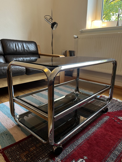 Vintage serving trolley trolley