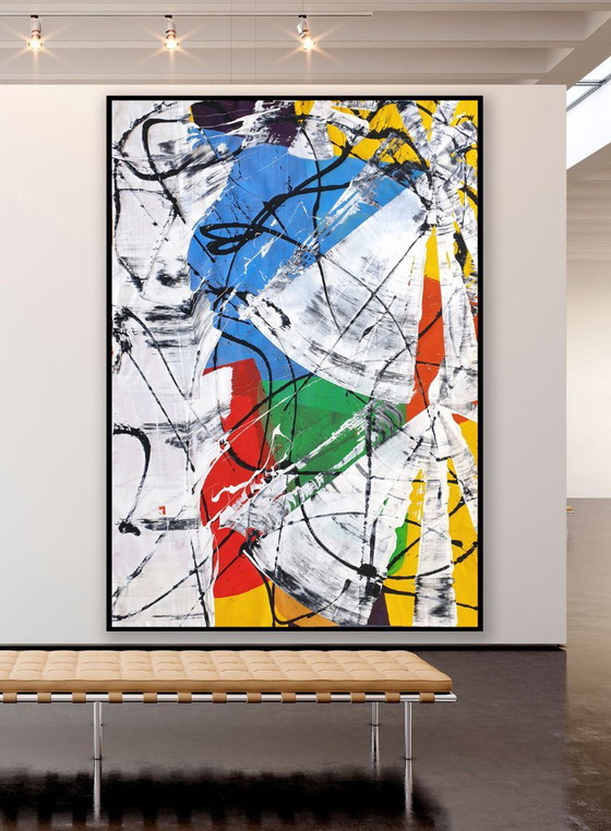Jürgen Angeler - Playful Dynamics - XXL – Paintings & Drawings, Canvas (photo 7 of 28)
