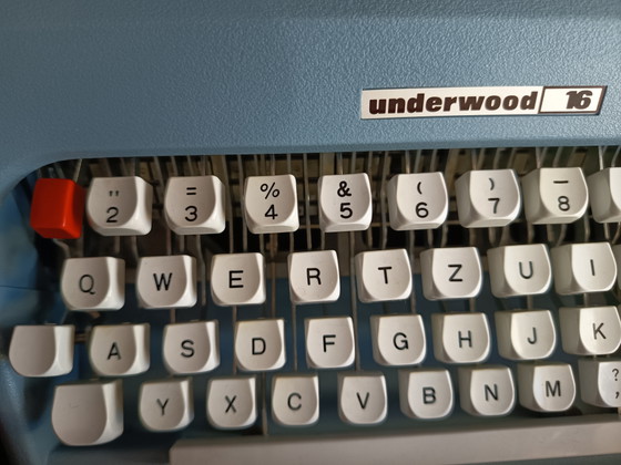 Image 1 of Restored Underwood 16 (1977) typewriter – a rare example