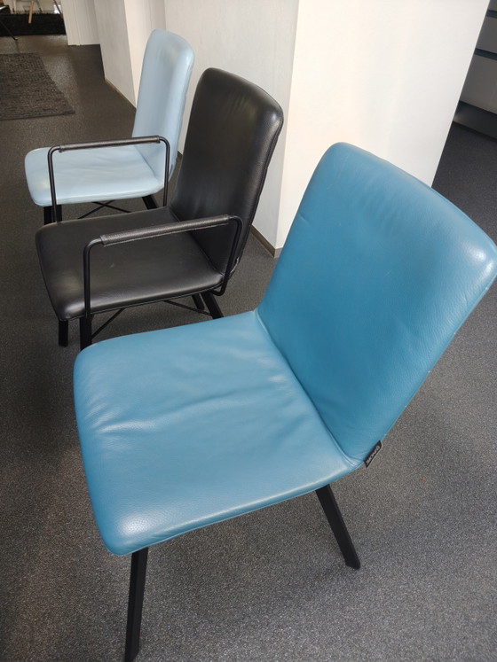 Image 1 of Montel leather dining chairs