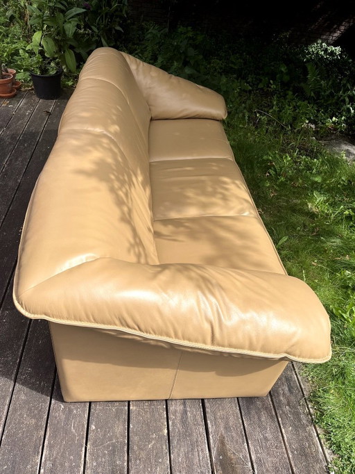Leolux 3-seater designer sofa - leather upholstery - top condition