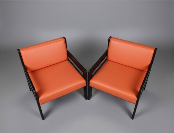 Image 1 of Vintage lounge stoelen uit backstage Trix Antwerpen - set van 2