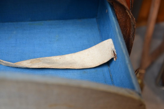 Image 1 of Alter antiker Reisekoffer – Kabinenkoffer – Original