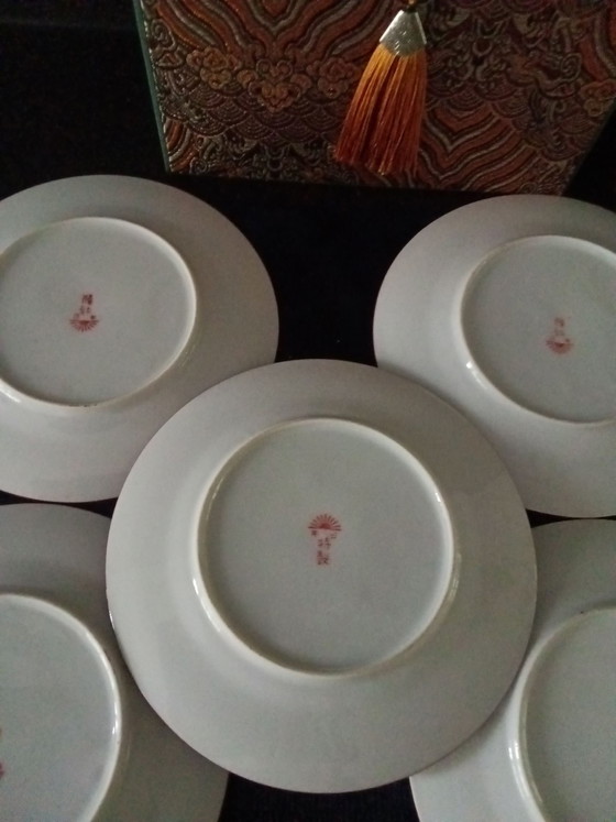 Piatti vintage giapponesi, Onbekend, Stoviglie, Porcellana, Nero (foto 12 di 12)