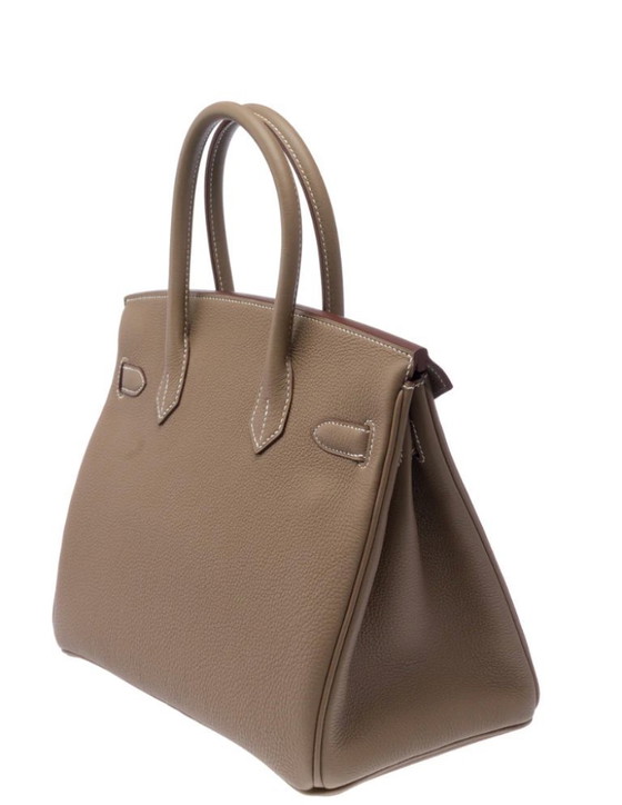 Image 1 of Sac HERMES Birkin 30 en Cuir Étoupe - 103304