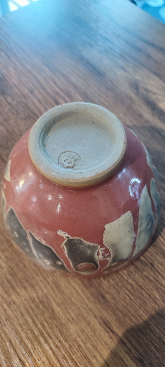 Image 1 of gres porcelánico esmaltado de los años 70 firmado