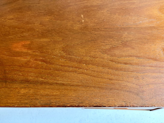 Image 1 of Scrivania danese vintage in teak, design di metà secolo degli anni '60.