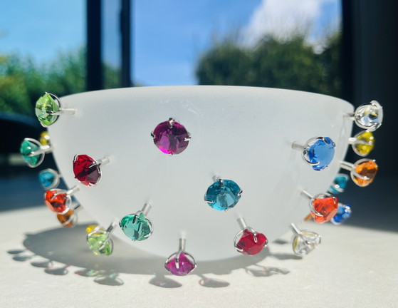 ✨ Zeldzame Vintage Swarovski Apollo Bowl van Borek Sipek – 1996 ✨ – Schalen, Crystal, Glass (photo 7 of 8)