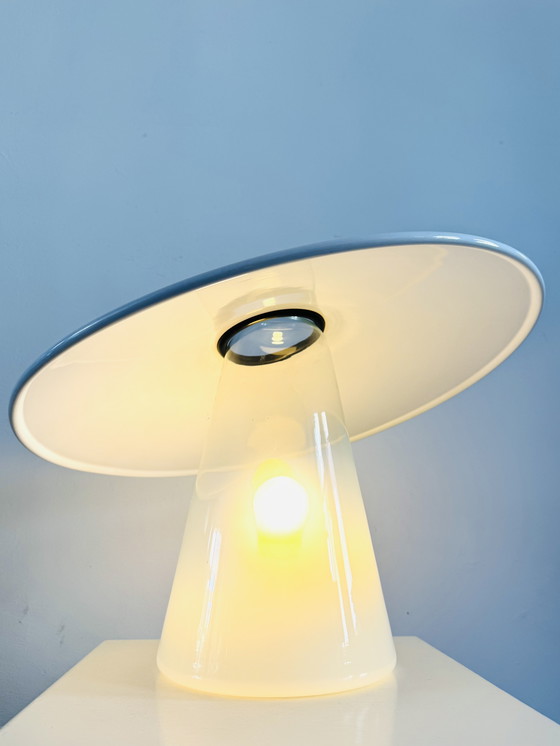 Image 1 of LAMPE DE TABLE ALFIERE PAR DE PAS, D'URBINO ET LOMAZZI POUR STILNOVO, ITALIE, 1981