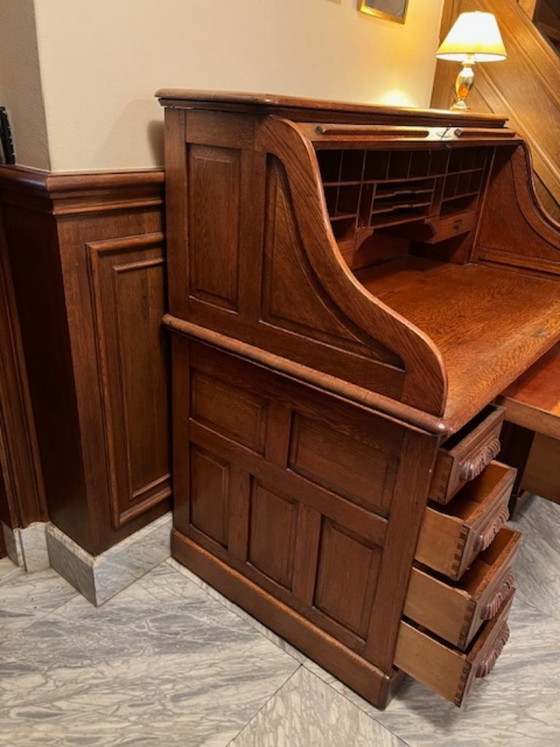 Scrivania a Rullo in Rovere Massello – Scrivanie, Wood (photo 2 of 7)