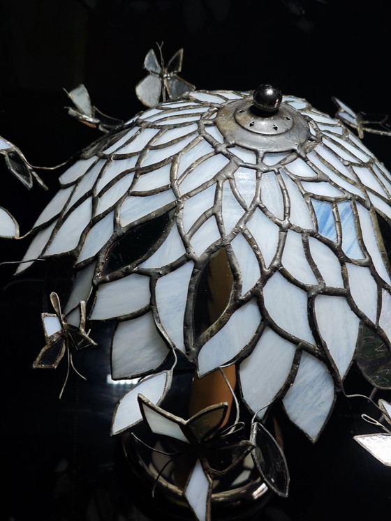 Lámpara mariposas 🦋, Migueline, Lámparas de mesa, Metal, Vidrio, Beige (foto 15 de 15)