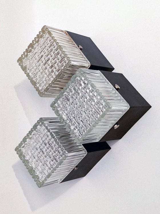 Image 1 of ceiling lights cube shape 60s/70s