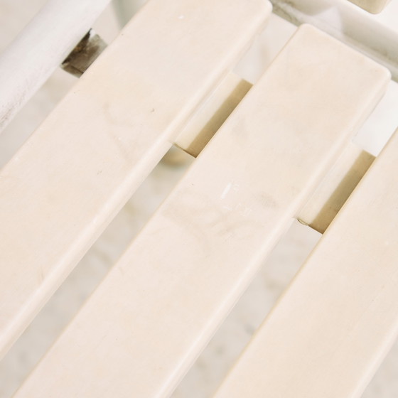 Image 1 of MK10930 Oostenrijkse stapelbare tuinstoel van Karasek