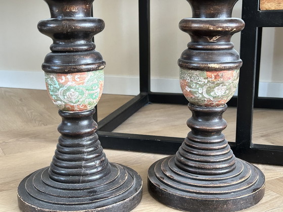 Image 1 of 2 porte-bougies