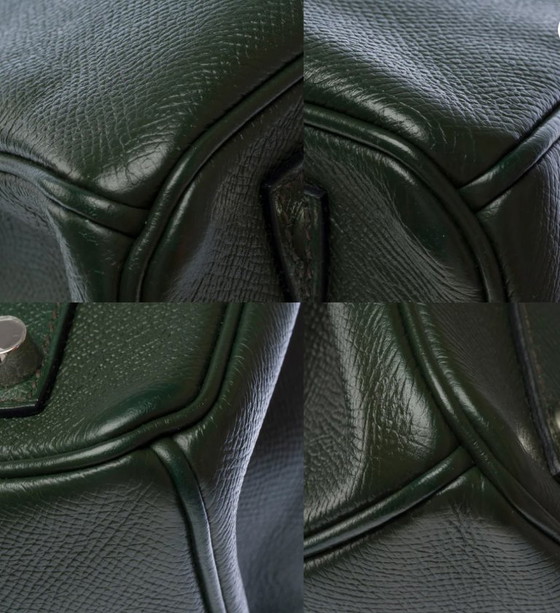 Image 1 of Sac HERMES Birkin 30 en Cuir Vert - 103577