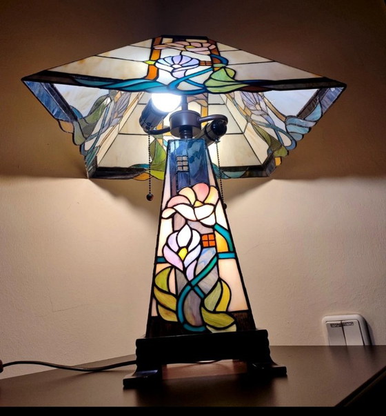 Pyramid Tiffany Lamp – Table lamps, Crystal (photo 7 of 9)