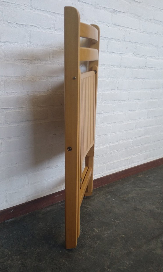 Image 1 of 4x sedie pieghevoli CTC in legno di faggio