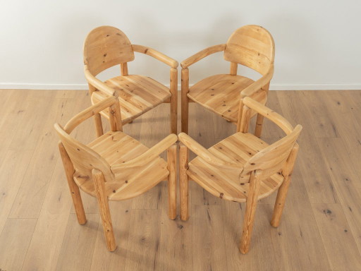 Chaises de salle à manger des années 1970, Rainer Daumiller, vintage