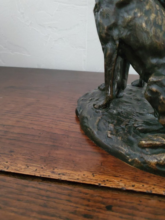 Image 1 of Scultura - Gruppo in bronzo - Firmato Laplanche - XIX secolo (rif. 3759)