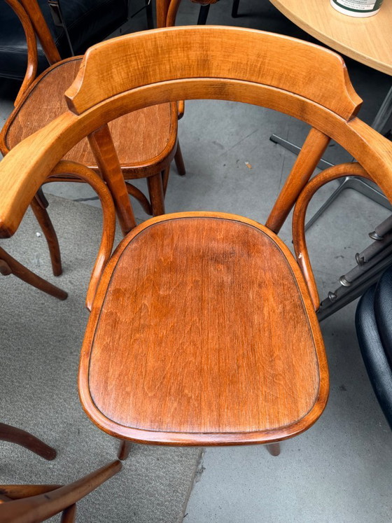 Image 1 of 8 chaises vintage de café/bistro (lot de 8)