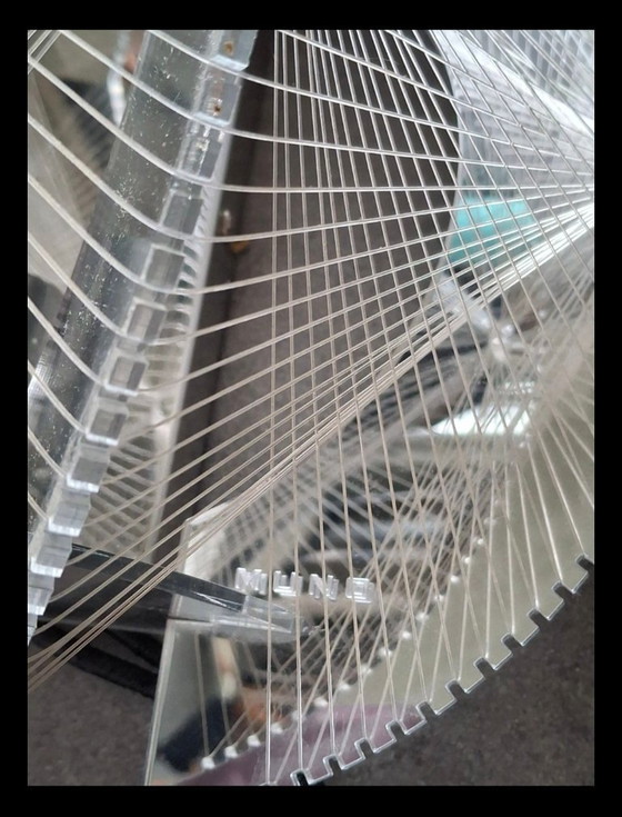Image 1 of Set aus 2 Muno 'The Wire' Wand-/Tischlampen – Space Age (Paul Secon Stil)