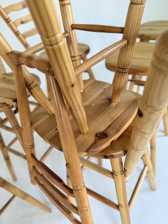 Image 1 of 10x sgabello vintage Brutalist anni '60